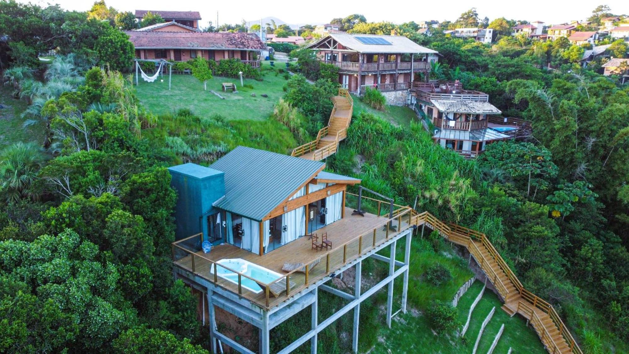 Hotel Pousada La Creacion à Praia do Rosa Extérieur photo